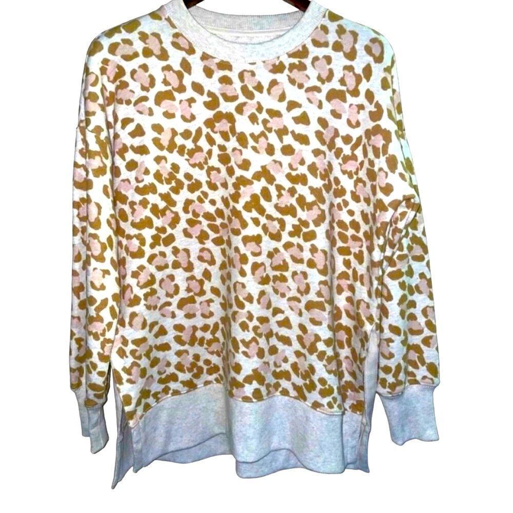 Aerie Leopard Print Sweatshirt 